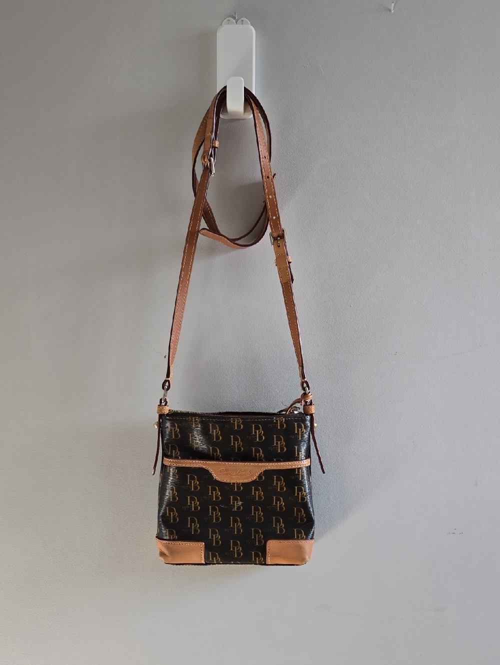 Brown and Tan Dooney and Bourke Crossbody Bag